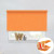 Рулонна штора на пластикові вікна без свердління Wenster Льон 852 Помаранчевий