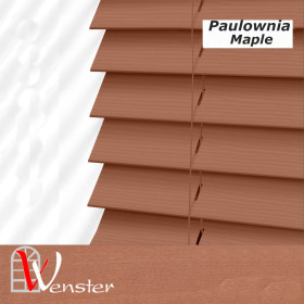 Дерев'яні жалюзі на вікно Wenster Paulownia Classic 25 мм Maple (730923)