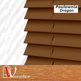 Дерев'яні жалюзі на вікно Wenster Paulownia Classic 50 мм Oregon (734416)