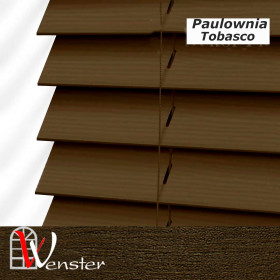 Дерев'яні жалюзі на вікно Wenster Paulownia Classic 50 мм Tabasco H03 (595416)