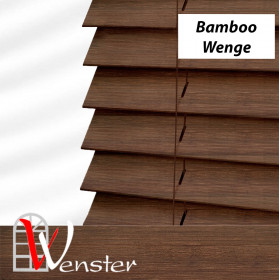 Дерев'яні жалюзі на вікно Wenster Bamboo Classic 25 мм Wenge (60585)
