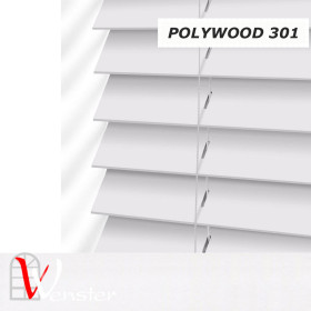 Дерев'яні жалюзі на вікно Wenster Polywood 50 мм №301