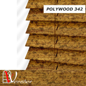 Дерев'яні жалюзі на вікно Wenster Polywood 50 мм №342