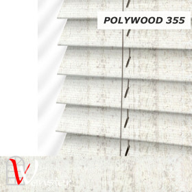 Дерев'яні жалюзі на вікно Wenster Polywood 50 мм №355