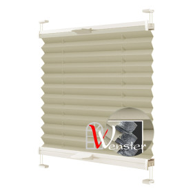 Штори Плісе тканеві Wenster  BS 2 Albedo Duo Thermo Blackout 302 Бежевий