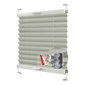 Штори Плісе тканеві Wenster  BS 2 Albedo Duo Thermo Blackout 304 Сірий