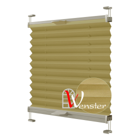 Штори Плісе тканеві Wenster  BS 2 Crepe Metallic 302 Блискучий Mustard