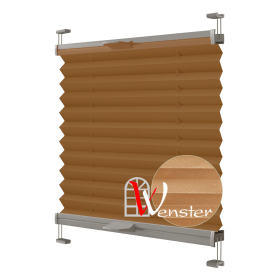 Штори Плісе тканеві Wenster  BS 2 Crepe Metallic 303 Блискучий Gold