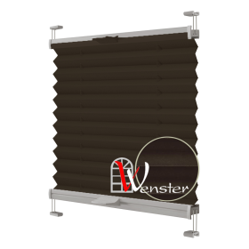 Штори Плісе тканеві Wenster  BS 2 Duo-Ecoro 109 Коричневий
