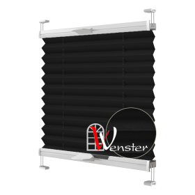 Штори Плісе тканеві Wenster  BS 2 Duo-Ecoro 113 Чорний