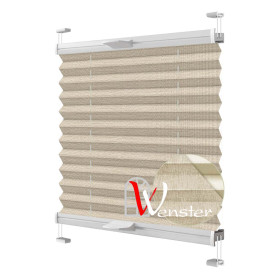 Штори Плісе тканеві Wenster  BS 2 Melange Thermo 734 Бежевий