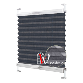 Штори Плісе тканеві Wenster  BS 2 Melange Thermo 738 Сірий