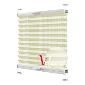 Штори Плісе тканеві Wenster  BS 2 Vista Print 1048 Білий