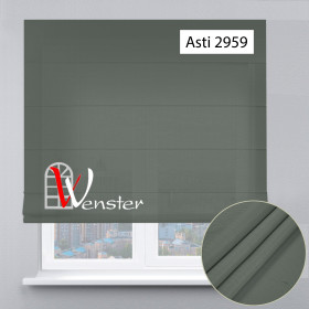 Римські штори Basic Мотузковий карниз Wenster Asti 2959 Сірий