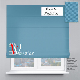 Римські штори Класик Мотузковий карниз Wenster BlackOut Perfect 09 Аква