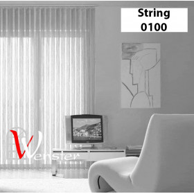 Нитяні жалюзі на вікно Wenster String 0100 Білий