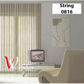 Нитяні жалюзі на вікно Wenster String 0816 Шампань