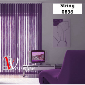 Нитяні жалюзі на вікно Wenster String 0836 Фіолетовий