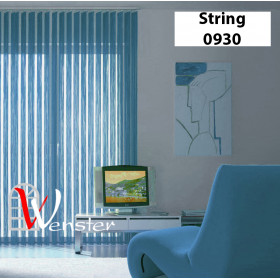 Нитяні жалюзі на вікно Wenster String 0930 Блакитний