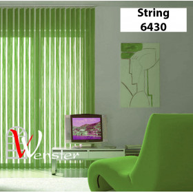 Нитяні жалюзі на вікно Wenster String 6430 Салатовий