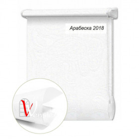 Рулонна штора відкритого типу Wenster Арабеска 2018 Білий
