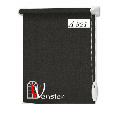 Рулонна штора відкритого типу Wenster Berlin 821 Темно-коричневий Рулонна штора відкритого типу Wenster Berlin 821 Темно-коричневий