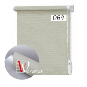 Рулонна штора відкритого типу Wenster Silver BO 064 Світло-сірий
