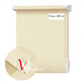 Рулонна штора відкритого типу Wenster Velour BO 02 Бежевий