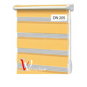 Рулонна штора День Ніч без свердління Wenster Secret DN 205 Жовто-помаранчевий