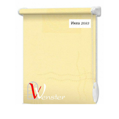 Рулонна штора відкритого типу Wenster Ikea 2083 Блідно-жовтий Рулонна штора відкритого типу Wenster Ikea 2083 Блідно-жовтий