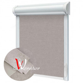 Рулонна штора закритого типу П-подібна Wenster BO Velour 10 Світло-сірий