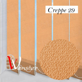 Вертикальні жалюзі на вікно 127 мм Wenster Creppe 29 Помаранчевий