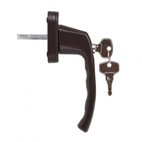 Ручка Антидітка з ключем Коричневий